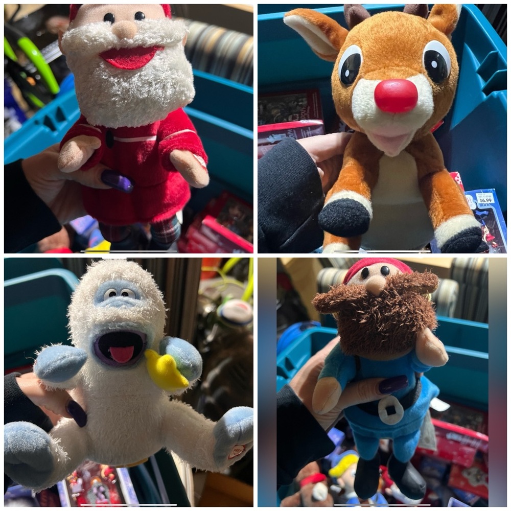 Vintage Rudolph the Red Nosed Reindeer and Friends Plush 4